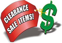 Used and Clearance Specials